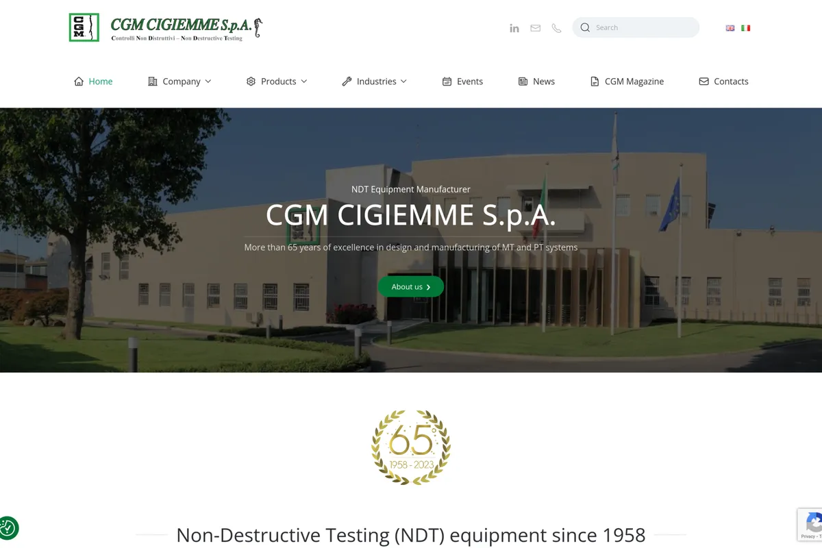 CGM Cigiemme desktop home screen