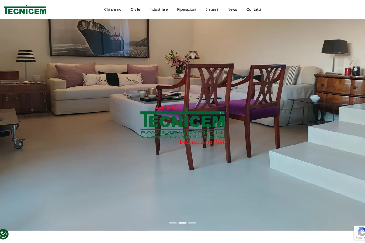 Tecnicem desktop home screen