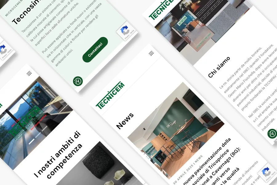 Tecnicem mobile screens